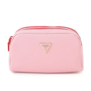 Trousse Guess mini triangle Femme Rose Taille unique