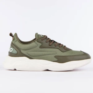Basket Hugo Leon Runn Homme Vert 44