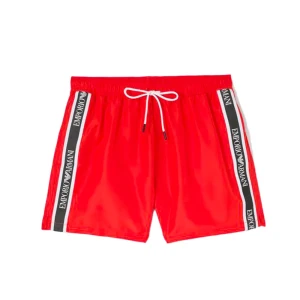 Giorgio Armani Maillot de bain Emporio Armani Line eagle Homme Rouge L