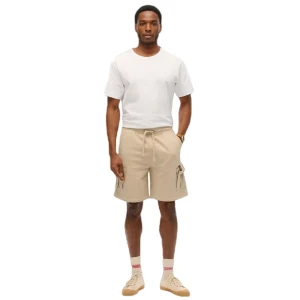 Short Superdry Contrast Stitch Homme Beige S