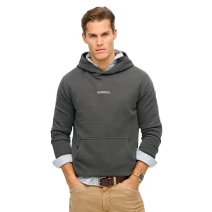 Sweat Superdry Micro Logo Homme Noir L
