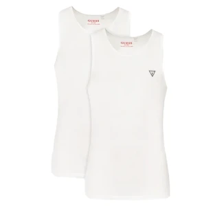 Débardeur Guess Triangle G Homme Blanc M