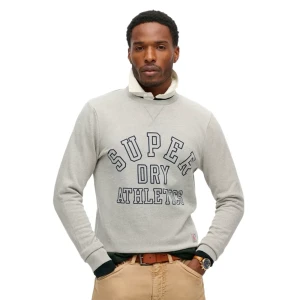 Sweat Superdry Athletic Homme Gris S