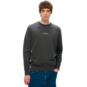 Sweat Superdry Micro Logo Homme Noir S