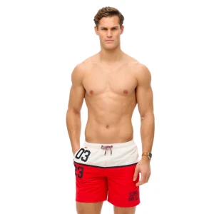 Maillot de bain Superdry Nautical Homme Rouge L
