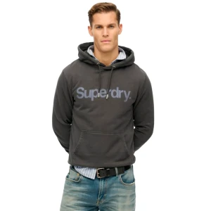Sweat Superdry Core Logo City Homme Noir XL