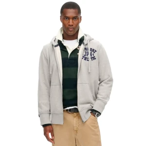 Sweat Superdry Vintage Athletic Homme Gris XL