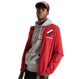 Veste Superdry Style track Homme Rouge S