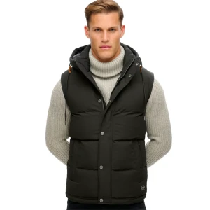 Doudoune sans manche Superdry Everest Homme Noir XL