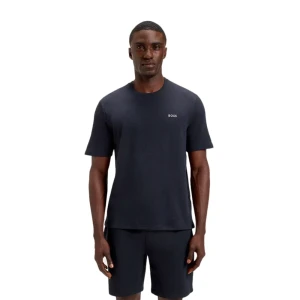 T shirt Boss Waffle Homme Noir M