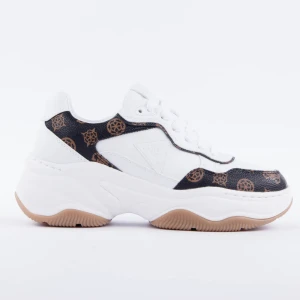 Basket Guess Hapyy 4G Femme Blanc 39