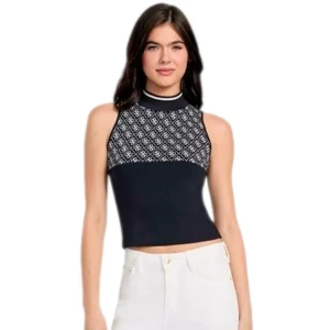Pull Guess Signature Femme Noir XS