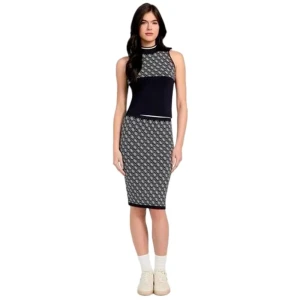 Jupe Guess Lise 4G Femme Noir XS
