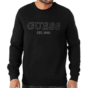 Sweat Guess Beau Homme Noir S