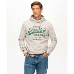 Sweat Superdry Vintage Homme Gris L