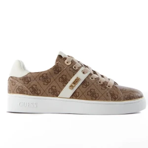 Basket Guess Britz Femme Beige 36