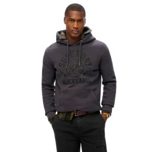 Sweat Superdry Black Label Homme Noir S
