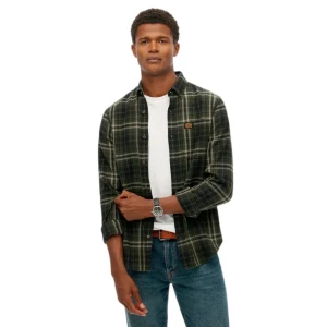 Chemise Superdry Bucheron Homme Vert M