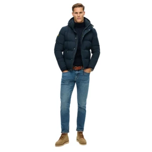 Doudoune Superdry Everest Homme Bleu S