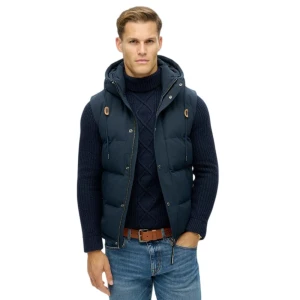 Doudoune sans manche Superdry Everest Homme Bleu XL