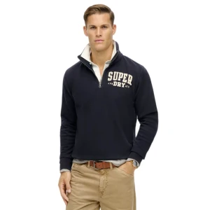Pull Superdry Vintage Athletic Homme Bleu XXL