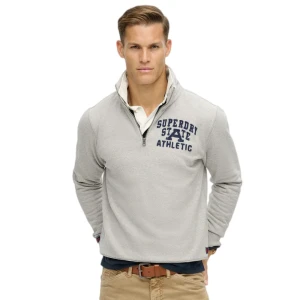 Pull Superdry Vintage Athletic Homme Gris S