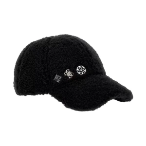 Casquette Guess Fourrure 4G Femme Noir Taille unique