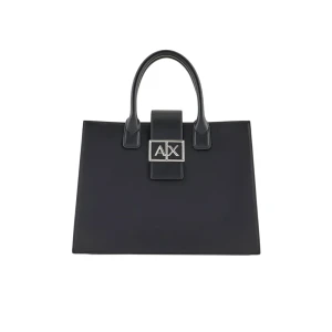 Giorgio Armani Sacs à main Armani Exchange Signature Femme Noir Taille unique