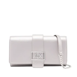Giorgio Armani Sac bandoulière Armani Exchange Signature Femme Argent Taille unique