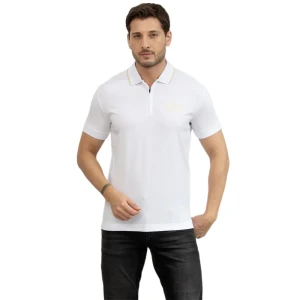 Polo EA7 Original Homme Blanc L