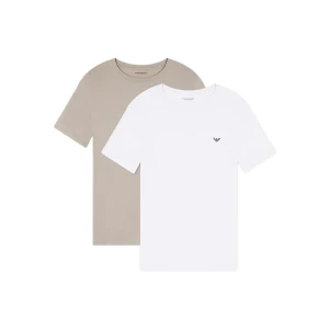 Giorgio Armani T shirt Emporio Armani Pack x2 eagle Homme Multicolor M
