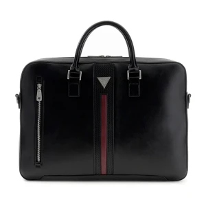 Sacoche ordinateur Guess Torino Homme Noir Taille unique