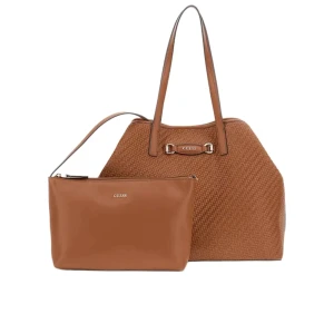 Sacs à main Guess shopper Woven Femme Marron Taille unique