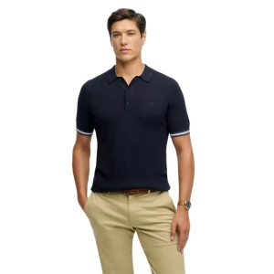 Polo Superdry maille essential Homme Bleu S