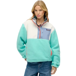 Polaire Superdry Block Femme Vert L