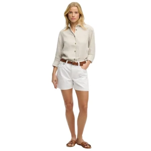 Short Superdry signature Femme Blanc 28