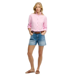 Short Superdry signature Femme Bleu 28