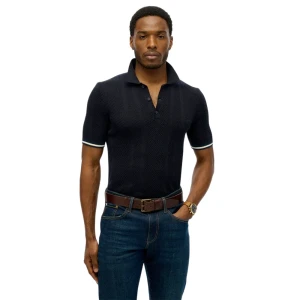 Polo Superdry maille Homme Noir M