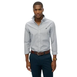 Chemise Superdry Oxford Homme Gris M