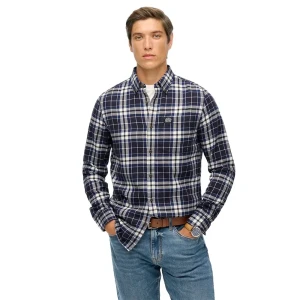 Chemise Superdry Michigan Homme Bleu L