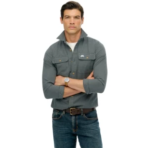 Chemise Superdry Trailsman Homme Gris S