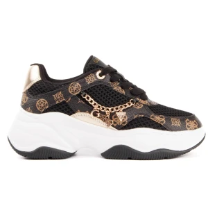 Basket Guess Harpaa Femme Marron 38