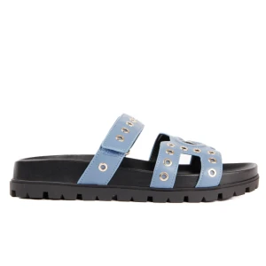 Claquette Guess Signature Femme Bleu 37