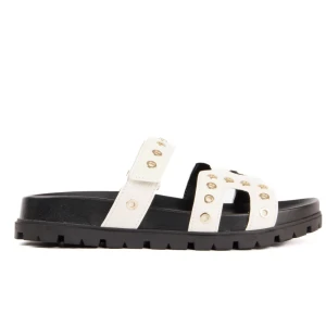 Claquette Guess Signature Femme Blanc 40