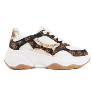 Basket Guess Harpaa Femme Blanc 37