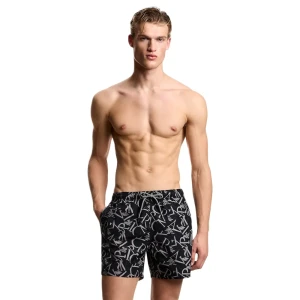 Giorgio Armani Maillot de bain Emporio Armani Eagle GA Homme Argent M