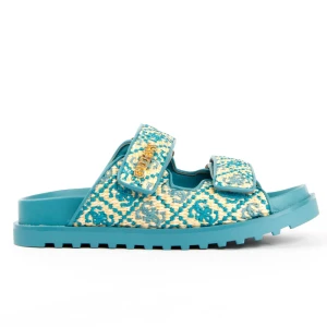 Claquette Guess Fadelizz Femme Bleu 40
