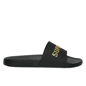 Claquette Superdry Premium Metallic Femme Noir 36/37