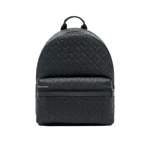 Giorgio Armani Sac à dos Armani Exchange Signature Homme Noir Taille unique