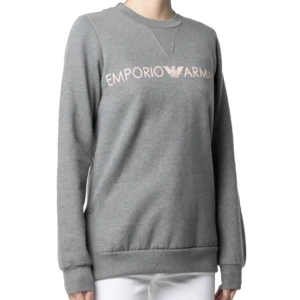 Giorgio Armani Sweat Emporio Armani Classic GA logo Femme Gris S